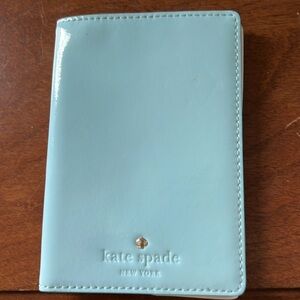 Kate Spade light blue passport holder